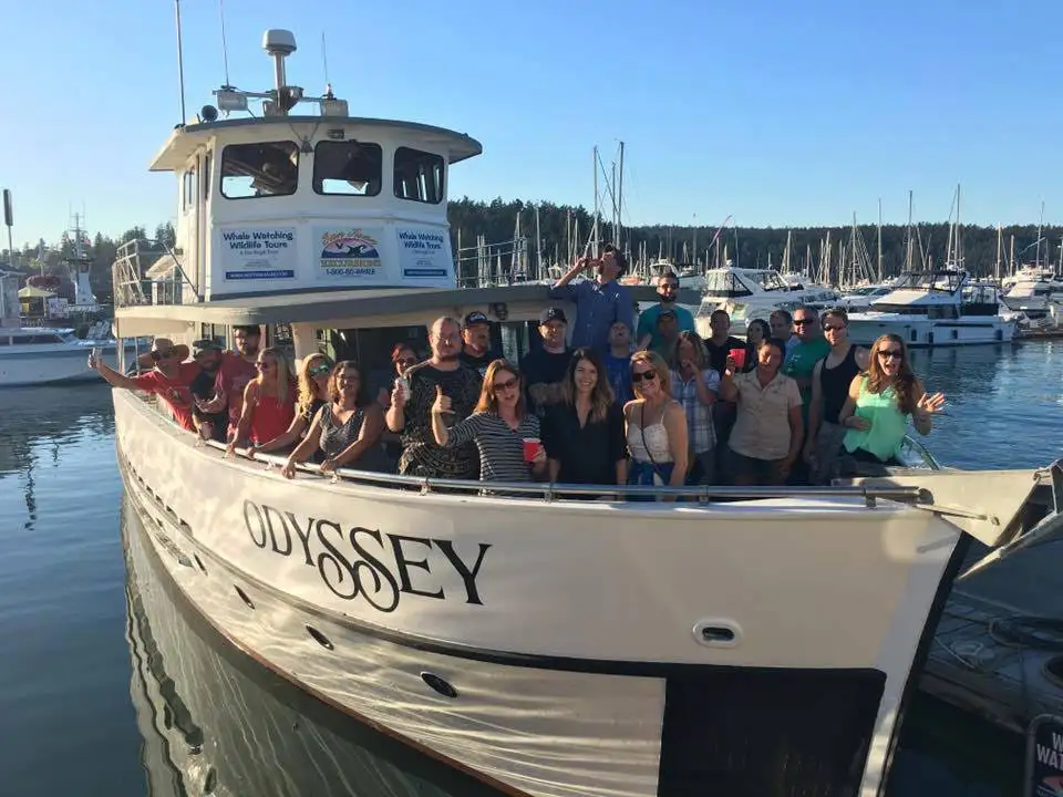 Vaccationers on boat Odyssey